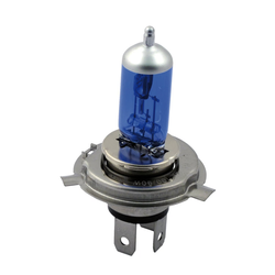 Lámpara H4, 12V 90/100 vatios. Tono azul.