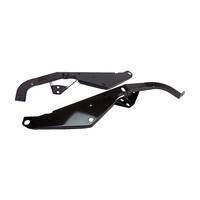 Kit di Staffe di Supporto per Carenatura Esterna, Robusto, Gloss Black Verniciato a Polvere