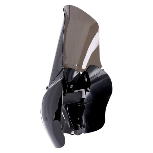 Gloss Black Headlamp Fairing With 15-Inch Tinted Windshield
