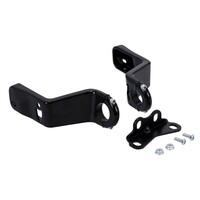 Verkleidungs-Halterungskit Gloss Black Stahl für M8 Low Rider ST