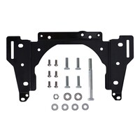 Lower Headlamp Fairing Bracket Low Rider ST - Black Steel, OEM Style, Direct Replacement for 47200899