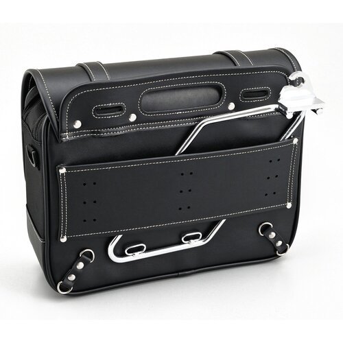 Daytona Bolsa Lateral Universal 12L para Uso en Lado Izquierdo o Derecho con Funda Impermeable y Portabotellas
