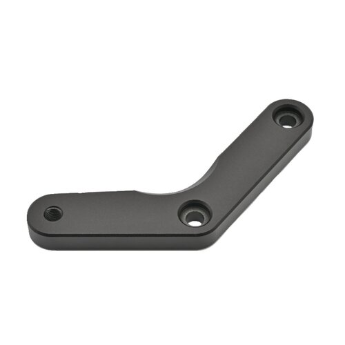 Daytona Kit Amortiguador de Dirección Ajustable Negro Anodizado de Aluminio con Herrajes de Montaje