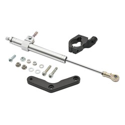 Zilveren Verstelbare Aluminium Stuurdemper Kit met Montagemateriaal