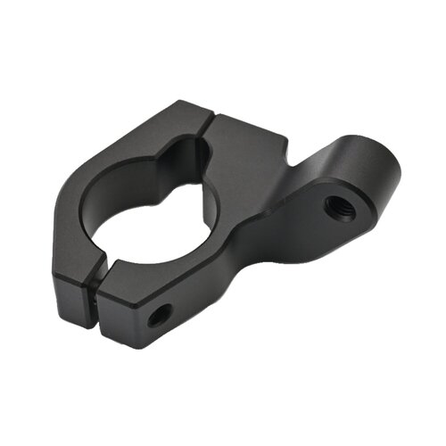 Daytona Silver Adjustable Aluminum Steering Damper Kit with Mounting Hardware