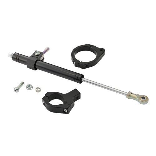 Daytona Kit Amortisseur de Direction en Aluminium Réglable Noir