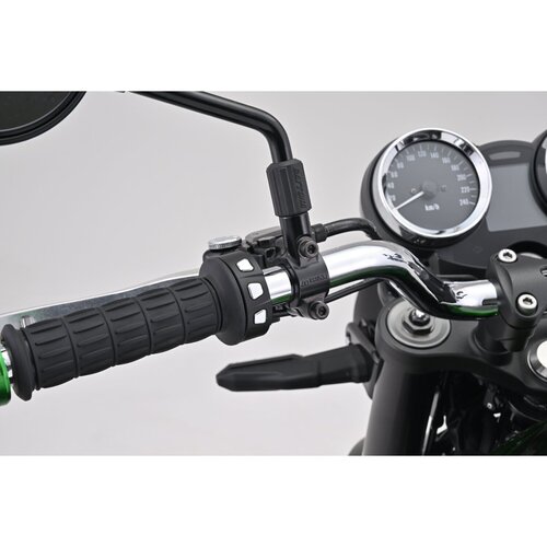 Daytona Interrupteur 3 Boutons pour Guidon Noir/Chrome, Diamètre 22mm et 1 Pouce