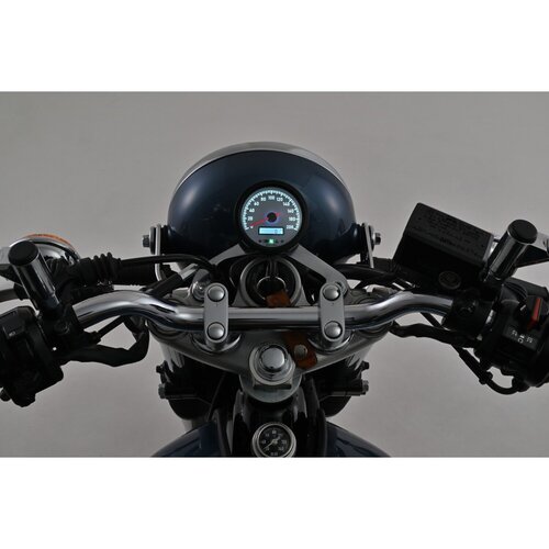 Daytona Velona 60-WP 60mm Tachimetro con Quadrante Bianco, Contagiri Digitale e Display LCD