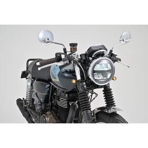 Daytona D-light Sol2 Mini LED Knipperlichten, Smoke Lens, ECE Goedgekeurd, M8 Montage, Zwarte Zinklegering Behuizing