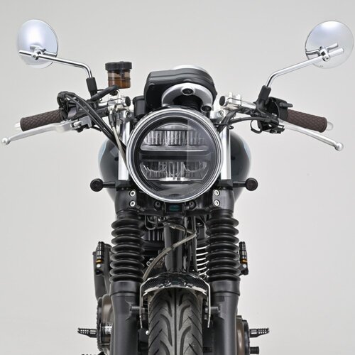 Daytona D-light Sol2 Mini Intermitentes LED, Smoke Lens, Homologado ECE, Montaje M8, Cuerpo de Aleación de Zinc Negro