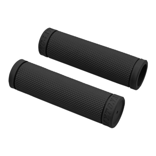 Daytona 1" Grippy Lenkergriffe BASE-Stil Schwarz - 125 mm Zwei-Komponenten-Gummi