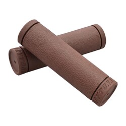 1" Grippy Grip Set KAWA Marrón - Puños de manillar Dual Compound de 125mm para área de agarre de 1" (25,4mm)