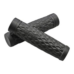 GRID Handvattenset 1" (25.4mm) Zwart, 127mm Tweecomponenten Rubber