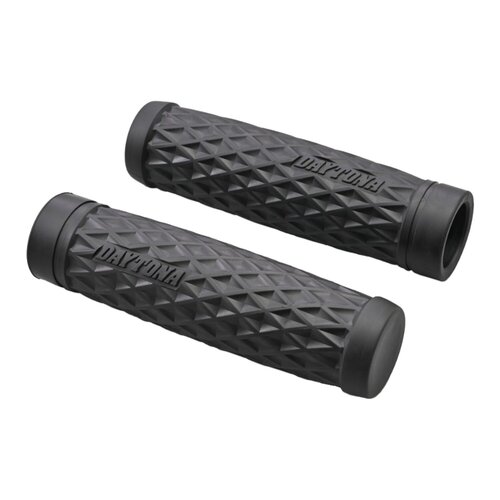 Daytona GRID Handvattenset 1" (25.4mm) Zwart, 127mm Tweecomponenten Rubber