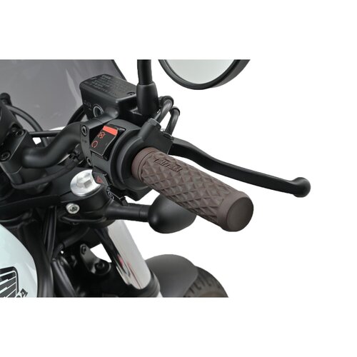 Daytona Grippy GRID Handvattenset 1" (25.4 mm) - Bruin, 127 mm Dual Compound Rubber