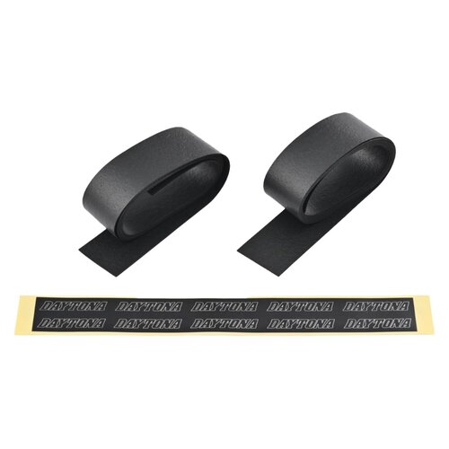 Daytona EPDM Rubber Gripband Set - Zwart, 25 mm x 1050 mm x 0,5 mm