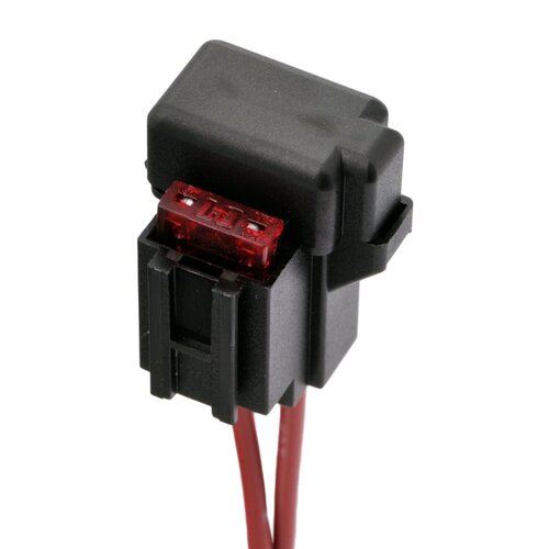 Daytona Juego de Portafusible Mini con Fusible de Repuesto 10A y Carcasa Conectable por Riel