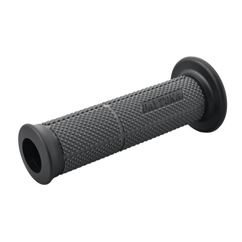 Daytona Grippy Grip GGD-Base Manopole Open End per Manubri da 22,2 mm, Grigio & Nero