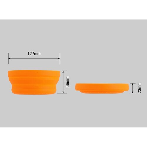 Daytona Plateau Magnétique en Silicone Pliable Rond - 127mm de Diamètre