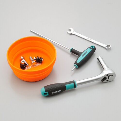 Daytona Bandeja Magnética de Silicona Plegable Redonda - 127mm de Diámetro