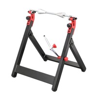 Equilibradora Estática Plegable para Ruedas de Moto hasta 21" con Llanta Máx 6J, Ancho de Neumático de 190 mm y Diámetro Mínimo de Eje de 10 mm