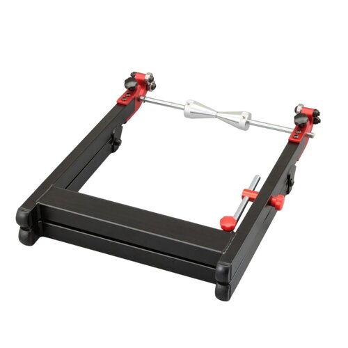 Daytona Equilibradora Estática Plegable para Ruedas de Moto hasta 21" con Llanta Máx 6J, Ancho de Neumático de 190 mm y Diámetro Mínimo de Eje de 10 mm