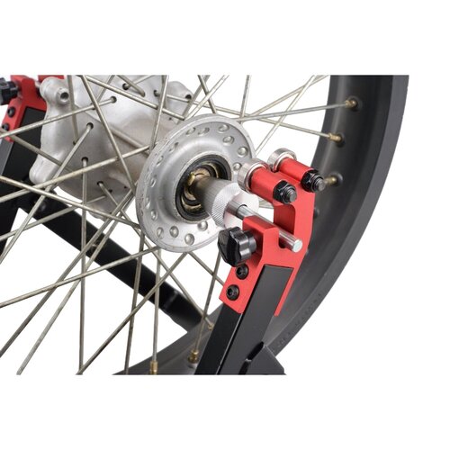 Daytona Foldable Static Wheel Balancer for Motorcycle Wheels up to 21" with Max 6J Rim, 190 mm Tire Width and 10 mm Minimum Axle Diameter