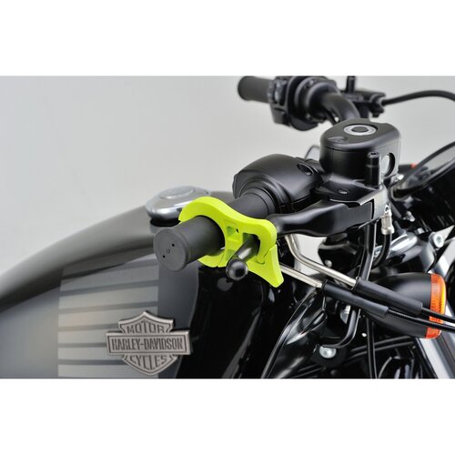 Daytona Front Brake Lever Lock - Green, 36 mm Inside Diameter