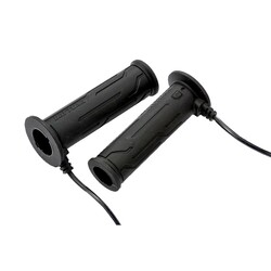 Heated Grips for 7/8" (22mm) Handlebars - Black with 4 Heat Levels and Low Voltage Protection