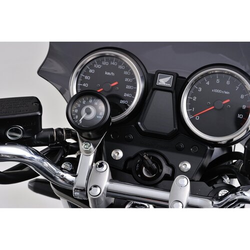 Daytona Velona 48mm Analoge Voltmeter mit Edelstahlgehäuse und weißer LED-Hintergrundbeleuchtung