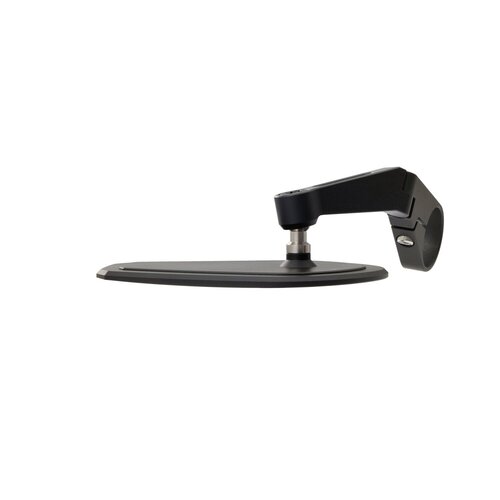 Daytona D-Mirror Plano con Abrazadera Number 15 con Vástago de Aluminio de Ángulo Ajustable para Manillares de 22mm, 25.4mm y 30mm