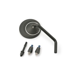D-Mirror No. 8 Right Side Mirror with Aluminum Head and Steel Stem