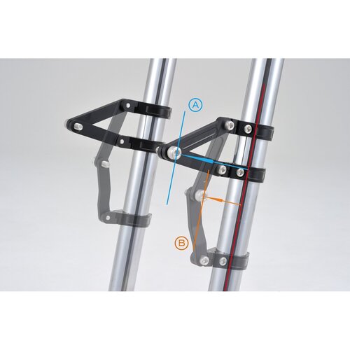 Daytona Dual Axis Adjustable Headlamp Bracket for 35mm Fork Tubes with Turn Signal Mount Kit