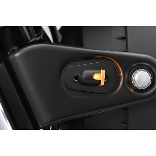 Daytona Mini 3 D-Light Indicatori LED con Lente Trasparente e Bullone di Montaggio M8