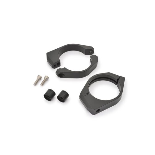 Daytona Kit Supporto Indicatore di Direzione per Forcelle da 58mm - Alluminio Lavorato CNC, Finitura Vernice Nera
