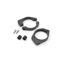 Fork Clamp Turn Signal Mount Kit 59mm - CNC Machined Aluminum, Black Finish