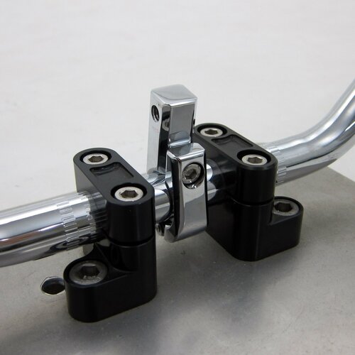 Daytona Universal Side-Mount Bracket For 7/8" (22.2mm) Handlebar Tubing With M8 Thread
