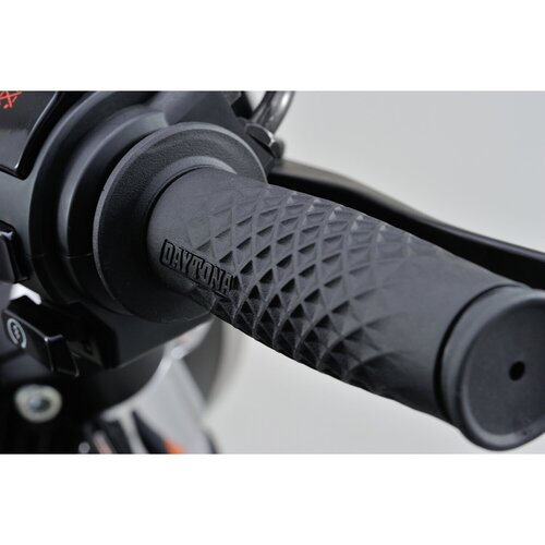 Daytona 1" Grippy Grip Set Waffle Negro, 127 mm (5") de Longitud, Extremos Cerrados, Caucho de Doble Compuesto