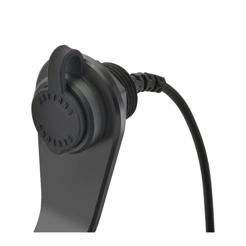 Daytona Zwart Geanodiseerd Aluminium Kuipmontage USB Type-C Oplaadpoort met USB PD 18W Uitgang