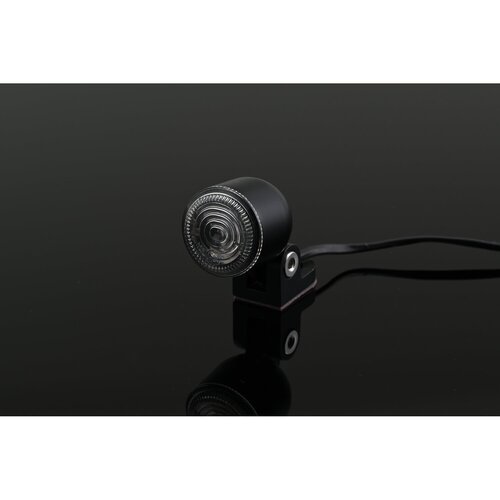 Daytona D-Tail LED Taillight Black 12V with Zinc Alloy Housing and Adjustable Angle