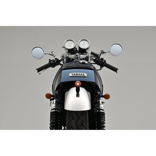 Daytona D-Tail LED Taillight Black 12V with Zinc Alloy Housing and Adjustable Angle