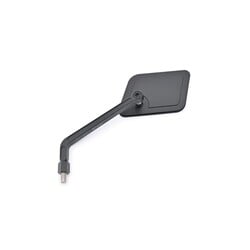 Platte Spiegel Vierkant Zwart Links Aluminium