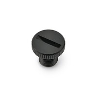 Bouchon de Trou de Rétroviseur Noir M10 x 1.25 RHT (Filetage à Droite)