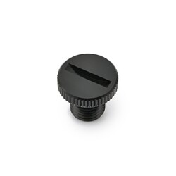 Mirror Hole Plug Black M10 x 1.25 RHT (Right Hand Thread)