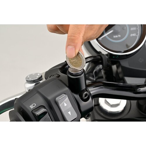 Daytona Spiegellochstopfen Gun-Metal M10 x 1.25 RHT (Rechtsgewinde)