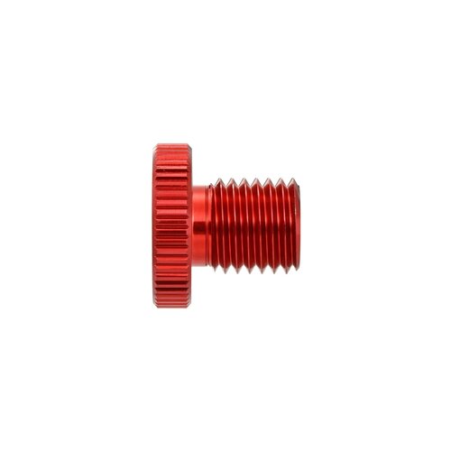 Daytona Tapón de Aluminio Anodizado Rojo para Orificio de Espejo M10 x 1.25 RHT