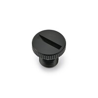 Tappo Foro Specchietto in Alluminio Nero M10 x 1.25 LHT