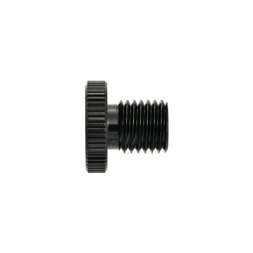 Daytona Bouchon de Trou de Rétroviseur en Aluminium Noir M10 x 1.25 LHT