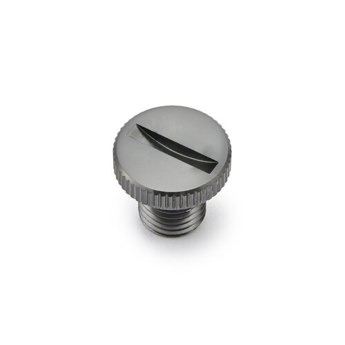 Daytona Spiegelgatplug Gun-Metal, M10 x 1.25 Linkse Schroefdraad (LHT)