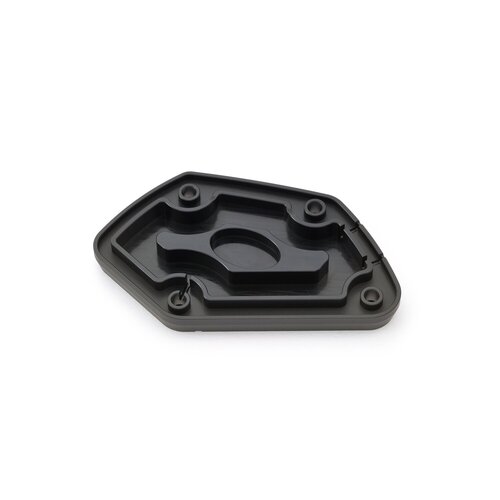 Daytona Couvercle de maître-cylindre de frein avant en aluminium usiné CNC avec finition double anodisée Noir/Gris Gun-Metal